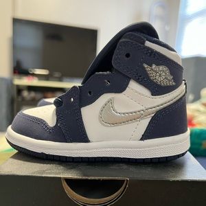 Jordan Kids Sneakers White and Silver